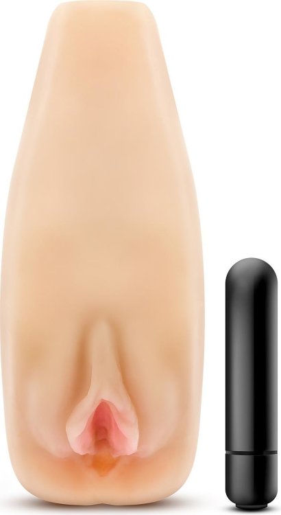 Мастурбатор-вагина с вибрацией Soft Wet Natasha Realistic Beige Masturbator