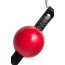 Красный кляп-шар на черных ремешках Anonymo  Цена 835 руб. - Красный кляп-шар на черных ремешках Anonymo
