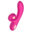 Розовый вибратор-кролик с функцией вращения ствола  Цена 3 328 руб. - Розовый вибратор-кролик с функцией вращения ствола