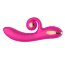 Розовый вибратор-кролик с функцией вращения ствола  Цена 3 328 руб. - Розовый вибратор-кролик с функцией вращения ствола