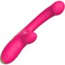 Розовый изогнутый вибромассажер - 20,3 см.