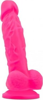 Розовый фаллоимитатор Pink Vibe - 14 см.