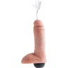 Реалистичный фаллоимитатор с эффектом семяизвержения Squirting Cock with Balls - 20,3 см.