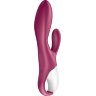 Малиновый вибратор-кролик Heated Affair с функцией нагрева - 20,5 см.