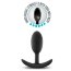 Черная анальная пробка Silicone Vibra Slim Plug Medium - 10,2 см. - Черная анальная пробка Silicone Vibra Slim Plug Medium - 10,2 см.