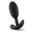 Черная анальная пробка Silicone Vibra Slim Plug Medium - 10,2 см. - Черная анальная пробка Silicone Vibra Slim Plug Medium - 10,2 см.