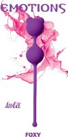 Фиолетовые вагинальные шарики Emotions Foxy