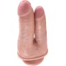 Фаллоимитатор для двойного проникновения DOUBLE PENETRATOR на присоске - 20,9 см.