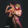 Красный ошейник Circus с поводком