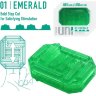 Зеленый мастурбатор-стимулятор Tenga Uni Emerald