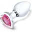 Набор из 3 стеклянных анальных пробок Heart Jewel Plug Set - Набор из 3 стеклянных анальных пробок Heart Jewel Plug Set