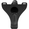 Черный полый вибрострапон Body Extensions BE Aroused - 17,78 см.