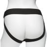 Черный полый вибрострапон Body Extensions BE Aroused - 17,78 см.