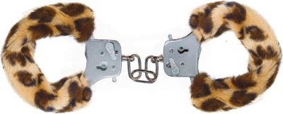 Наручники с леопардовым мехом Furry Fun Cuffs Leopard  Цена 2 788 руб. Металлические наручники с искусственным мехом леопардового цвета. В комплекте имеются ключи для наручников. Страна: Китай. Материал: металл.
