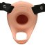 Телесный полый страпон на черных регулируемых ремешках 2’’ Erection Smooth Silicone Penis Sheath - Телесный полый страпон на черных регулируемых ремешках 2’’ Erection Smooth Silicone Penis Sheath