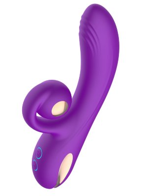 Фиолетовый вибратор-кролик с функцией вращения ствола  Цена 3 328 руб. Длина: 23.7 см. Диаметр: 3.8 см. Фиолетовый вибратор-кролик с функцией вращения ствола. 10 режимов вибрации, 10 скорсотей ротации. Страна: Китай. Материал: анодированный пластик, силикон. Батарейки: встроенный аккумулятор.