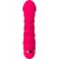 Розовый рельефный вибромассажер - 16 см.  Цена 2 736 руб. - Розовый рельефный вибромассажер - 16 см.