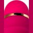 Розовый рельефный вибромассажер - 16 см.  Цена 2 836 руб. - Розовый рельефный вибромассажер - 16 см.