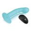 Голубая изогнутая насадка 6in Remote Control Ripple P-Spot G-Spot на черных трусиках - 16 см. - Голубая изогнутая насадка 6in Remote Control Ripple P-Spot G-Spot на черных трусиках - 16 см.