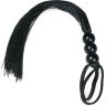Черная силиконовая плеть Silicone Whip - 32 см.