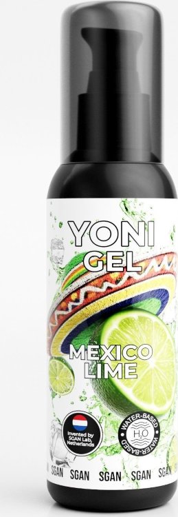Лубрикант для орального секса SGAN со вкусом мексиканского лайма - 100 мл.