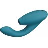 Бирюзовый вибратор Womanizer Duo 2 с бесконтактной клиторальной стимуляцией