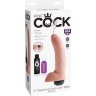 Телесный фаллоимитатор с эффектом семяизвержения Squirting Cock with Balls - 22,9 см.