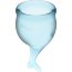 Набор голубых менструальных чаш Feel secure Menstrual Cup  Цена 1 772 руб. - Набор голубых менструальных чаш Feel secure Menstrual Cup