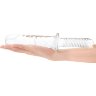 Стеклянный фаллоимитатор с рукоятью 11’’ Girthy Cock Double Ended With Handle - 28 см.