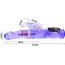 Фиолетовый вибратор-кролик с функцией ротации - 21,5 см.  Цена 4 827 руб. - Фиолетовый вибратор-кролик с функцией ротации - 21,5 см.