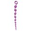Лиловая анальная цепочка Beaded Adventure - 35,5 см. - Лиловая анальная цепочка Beaded Adventure - 35,5 см.