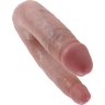 Двусторонний фаллоимитатор U-Shaped Small Double Trouble - 33,5 см.