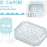 Прозрачный мастурбатор-стимулятор Tenga Uni Diamond