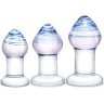 Набор из 3 стеклянных анальных пробок Pleasure Droplets Plug Set