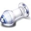 Набор из 3 стеклянных анальных пробок Pleasure Droplets Plug Set - Набор из 3 стеклянных анальных пробок Pleasure Droplets Plug Set