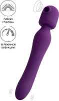 Фиолетовый универсальный стимулятор Kisom - 24 см.