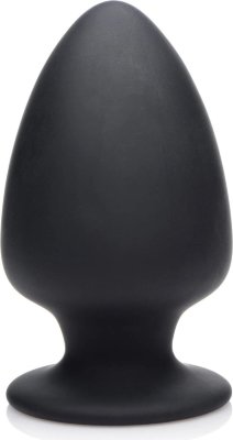 Черная мягкая анальная пробка Squeezable Large Anal Plug - 13,2 см. Длина: 13.2 см. Диаметр: 7.6 см. Squeeze-It Silicone Anal Plug - эта мягкая и гибкая анальная пробка позволяет вставлять ее легко и с удовольствием! Этот современный анальный аксессуар невероятно гибок и может сжиматься и менять форму, чтобы полностью удовлетворить ваши желания. Наслаждайтесь классической широкой каплевидной формой или придайте ей более конусообразную форму, которая будет легко вставляться. Пробка изготовлена с использованием термореактивной технологии, её можно охладить в холодильнике, сделав холодной и твердой, или нагреть в микроволновой печи или кипящей воде, чтобы сделать её теплой и податливой. Рабочая длина - 12,2 см. Страна: Китай. Материал: силикон.
