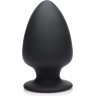 Черная мягкая анальная пробка Squeezable Large Anal Plug - 13,2 см.
