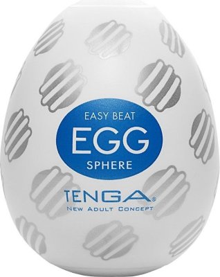 Мастурбатор-яйцо EGG Sphere  Цена 1 100 руб. Длина: 6 см. Диаметр: 5 см. Хотите незабываемых впечатлений? Тогда Tenga Easy Beat EGG Sphere разработан специально для вас! Крупные луковички внутреннего рельефа максимально приласкают ваш член! Не отказывайте себе в удовольствии! Яйцо Tenga Easy Beat EGG Sphere: - сделано из эластичного материала, способного растянуться до 30 см в длину и 20 см в ширину. Комфортно будет мужчинам с любым размером органа - обладает специально разработанным рельефом с выпуклыми внутренними бугорками, которые подарят оргазм без труда - отличается необычным дизайном, позволяющим носить мастурбатор в кармане, хранить в бардачке машины или, при желании, в лотке для яиц. Обратите внимание, что Tenga Easy Beat EGG Sphere предназначен для одноразового использования. Страна: Япония. Материал: термопластичный эластомер (TPE).