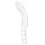 Стеклянный двусторонний фаллоимитатор 12,5’’ Girthy Double Sided Dong With Anal Bead Grip Handle - 32 см. - Стеклянный двусторонний фаллоимитатор 12,5’’ Girthy Double Sided Dong With Anal Bead Grip Handle - 32 см.