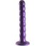 Фиолетовый фаллоимитатор Beaded G-Spot - 17 см.  Цена 5 081 руб. - Фиолетовый фаллоимитатор Beaded G-Spot - 17 см.