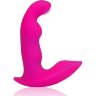 Розовый силиконовый вибромассажер Cosmo - 9 см.