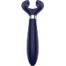 Синий вибромассажер для пар Satisfyer Endless Fun