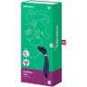 Синий вибромассажер для пар Satisfyer Endless Fun