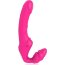 Розовый безремневой страпон с 9 режимами вибрации  Цена 4 359 руб. - Розовый безремневой страпон с 9 режимами вибрации