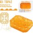 Оранжевый мастурбатор-стимулятор Tenga Uni Topaz - Оранжевый мастурбатор-стимулятор Tenga Uni Topaz