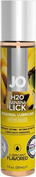 Смазка с ароматом банана JO Flavored Banana Lick - 30 мл.