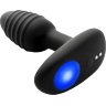 Черный интерактивный вибратор OhMiBod Lumen for Kiiroo с подсветкой - 10,2 см.