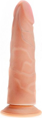 Рельефный фаллоимитатор на присоске ART-Style №19 - 18 см.  Цена 2 259 руб. Длина: 19 см. Диаметр: 4 см. Роскошная секс-игрушка копирует по форме и длине настоящий половой член мужчины. Следует отметить приятный материал изделия, который при проникновении доставляет женщине незабываемые ощущения. Данная секс-игрушка имеет реалистичный ствол, покрытый выпуклыми венками и объемную головку, которая сделает приятный эротический массаж и откроет своему владельцу новые грани неземного удовольствия. Рабочая длина - 17 см. Диаметр головки - 3 см. Страна: Россия. Материал: неоскин.
