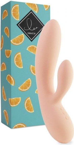 Бежевый вибратор-кролик Lea Rabbit Vibrator - 20,2 см.